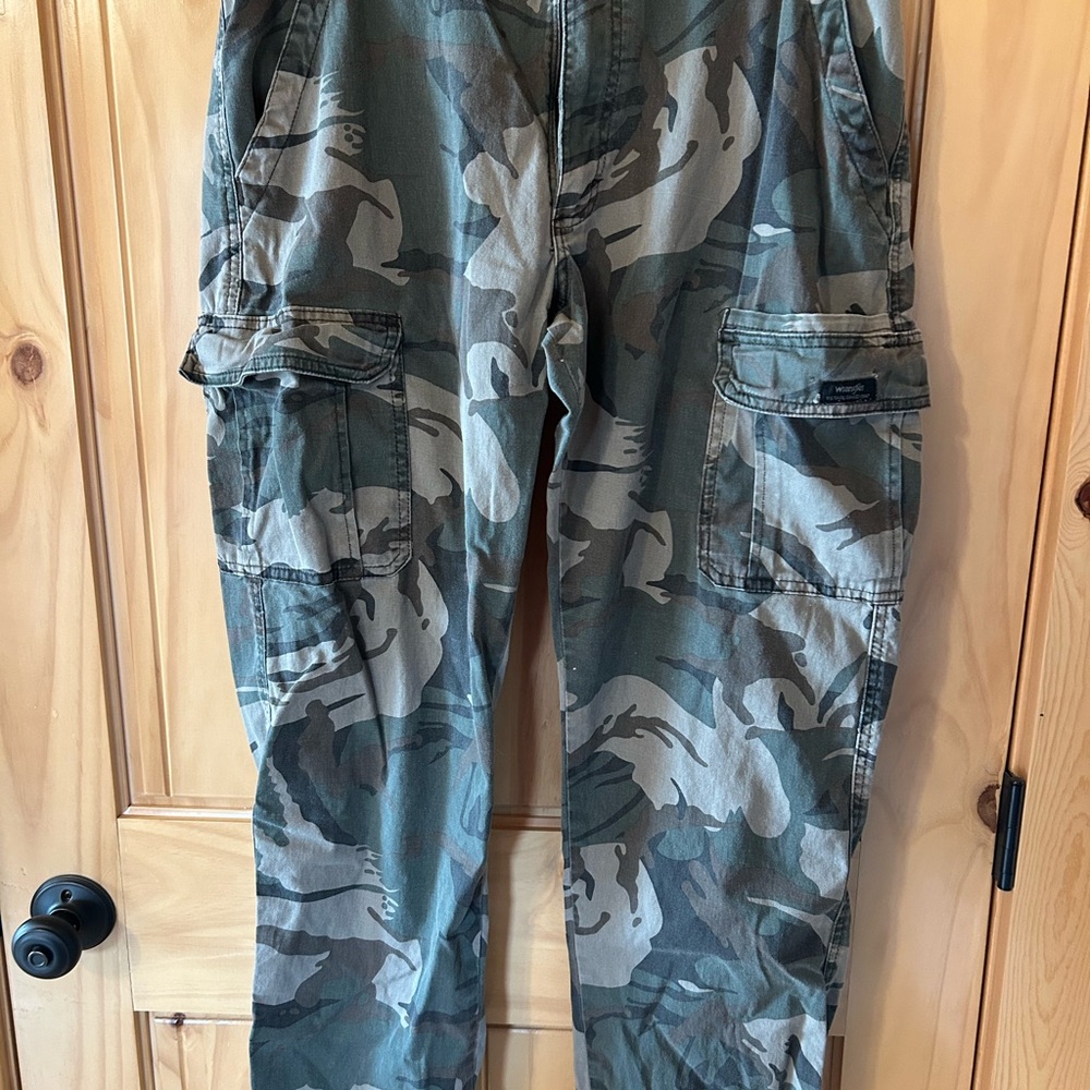 Wrangler Camouflage Boot Cut Pants